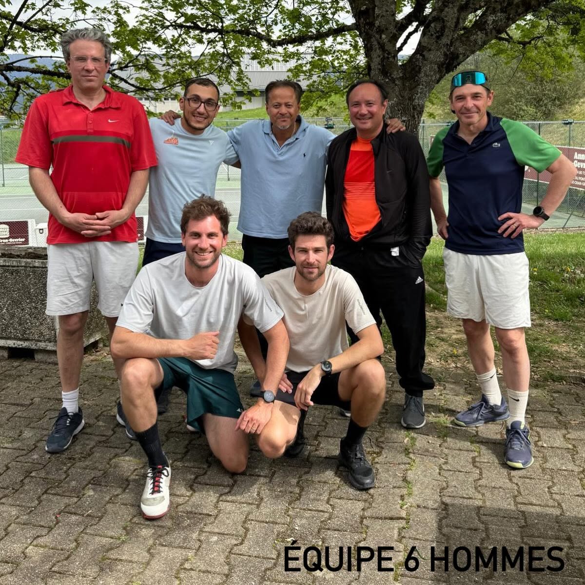equipe 6 hommes